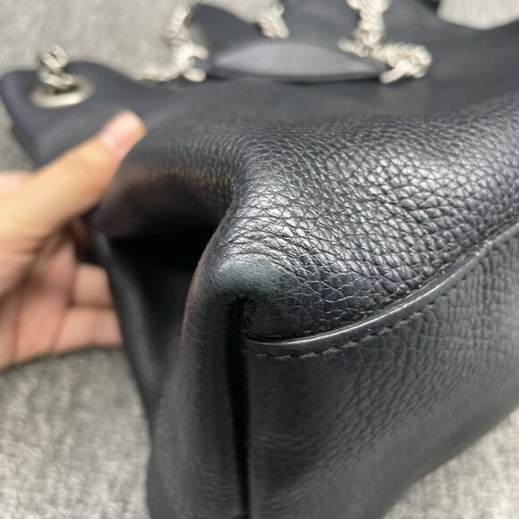 Gucci GG Soho on Chain Medium Shoulder Black Bag 660-82024 - Picture 9 of 16